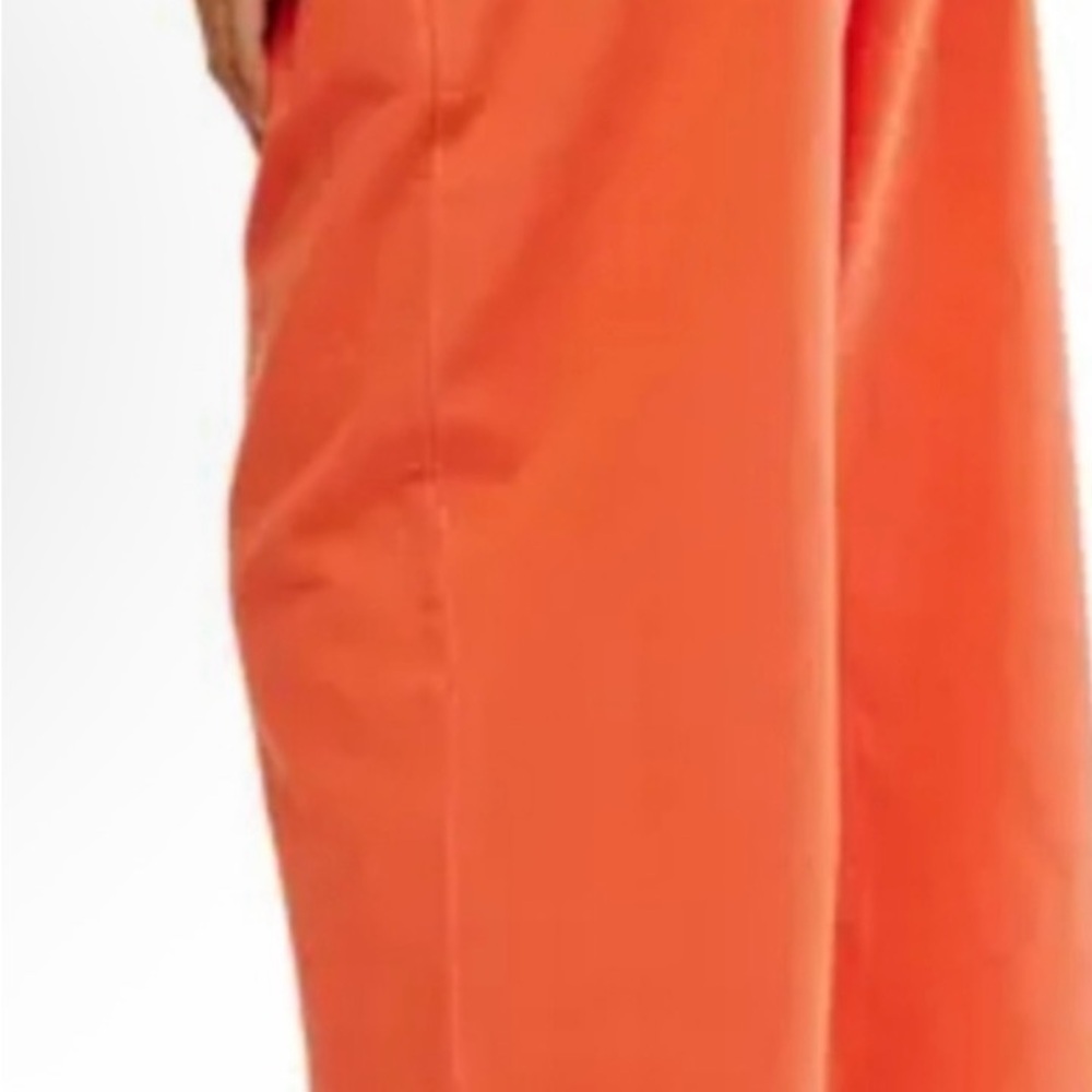 Free People Women's Orange Wide Leg Pants